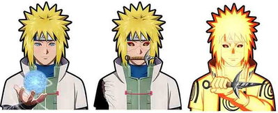 Sticker 3D NARUTO Minato