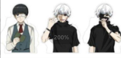 Sticker 3D TOKYO GHOUL Kaneki Ken