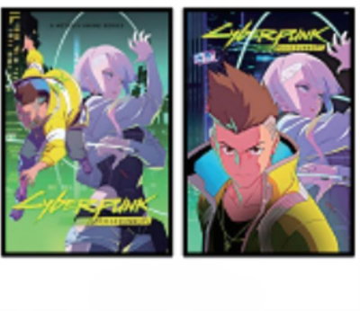 Sticker 3D CYBERPUNK EDGERUNNERS