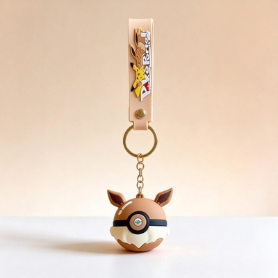 Llavero Goma POKEMON Eevee Pokebola
