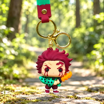 Llavero Goma DEMON SLAYER Tanjiro (M3)