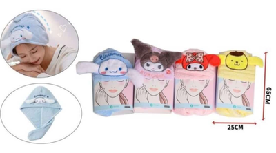 toalla para cabello sanrio