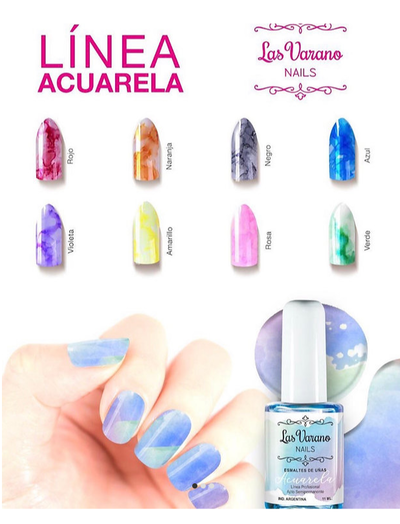 ESMALTES ACUARELA - LAS VARANO - VARIOS COLORES