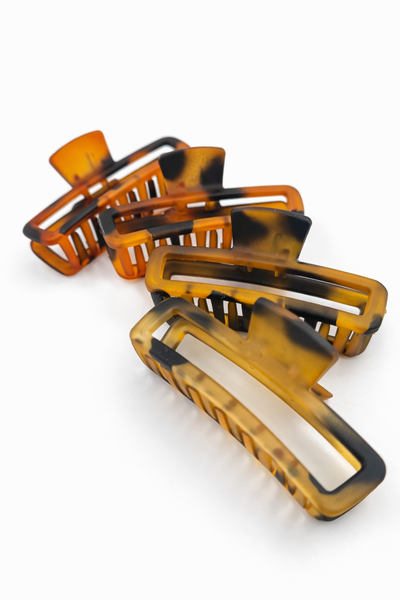 PACK X12 BROCHE CUADRADO INVIERNO CAREY MATTE