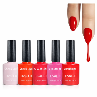 ESMALTES UV GEL SEMIPERMAMENTE CHARM LIMIT - VARIOS COLORES