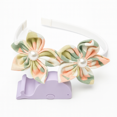 VINCHA RIGIDA FLOR - VARIOS COLORES - POPPINS