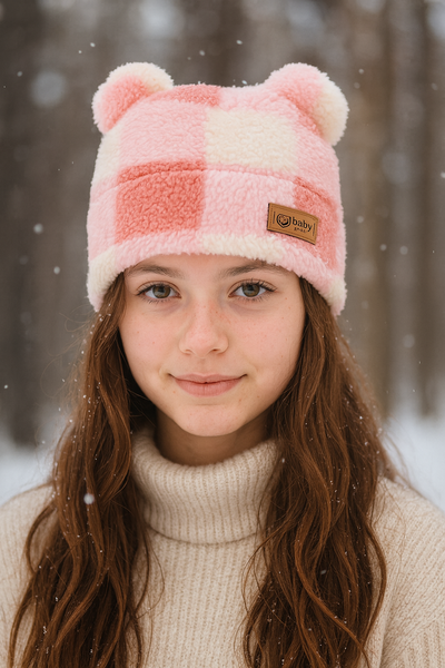 GORRO OSITO PELUCHE BEBE - VARIOS COLORES