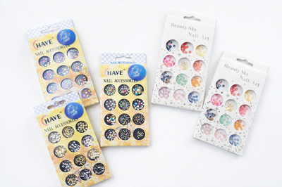 CAJA DECORACION PARA UÑAS - VARIOS MODELOS