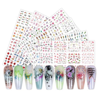 DECALS TATUAJE PARA UÑAS - VARIOS MODELOS