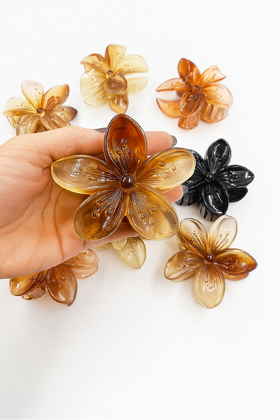 PACK X12 BROCHES HAWAI FLORES 3D