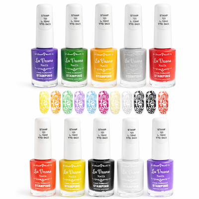 ESMALTES PARA STAMPING - LAS VARANO - VARIOS COLORES