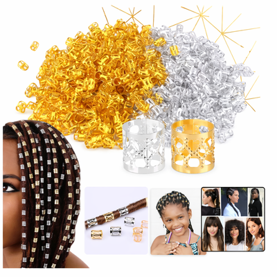 PACK X12 CUFF PARA PEINADOS Y TRENZAS - VARIOS COLORES