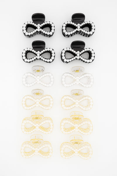 PACK X12 BROCHES MOÑO CON PERLA