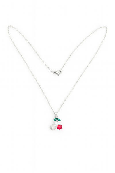 CADENA CHERRY ACERO Y BOLA DE FUEGO - VARIOS COLORES