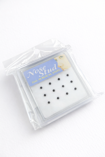 PIERCING PARA NARIZ ACERO QUIRURGICO - VARIOS COLORES