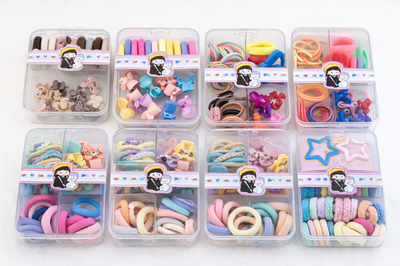 SET COLITAS + BROCHESITOS PARA PEINADOS