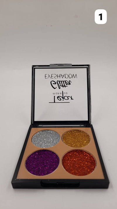 SOMBRA GLITTER X 4 - VARIOS COLORES - TEJAR (VER DESCRIPCIÓN)