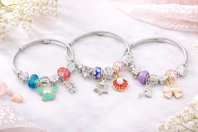 PULSERA ACERO QUIRURGICO PANDORA CON DIJES - VARIOS MODELOS