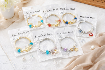 PULSERA ACERO QUIRURGICO PANDORA CON DIJES - VARIOS MODELOS