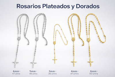 ROSARIO ACERO QUIRURGICO - VARIOS TAMAÑOS