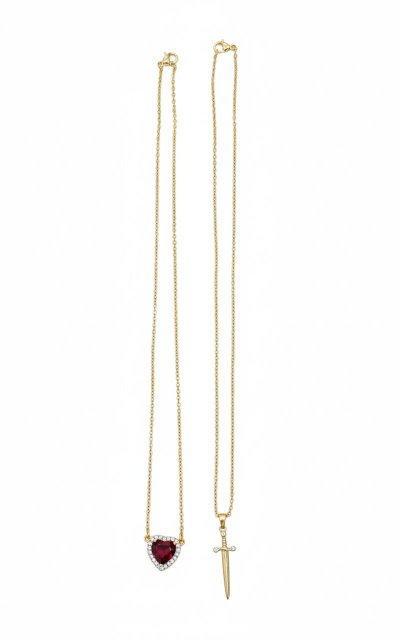 COLLAR ACERO 2EN1 PARA PAREJAS DORADO - VARIOS COLORES