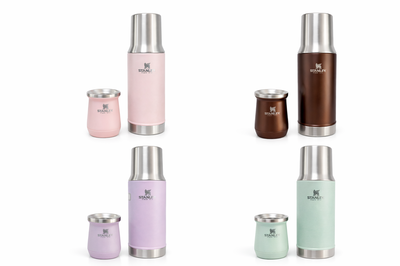 TERMO 800ML + VASO MATE 180ML - VARIOS COLORES