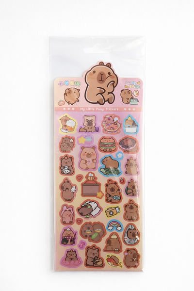 STICKERS CAPIBARA - VARIOS MODELOS