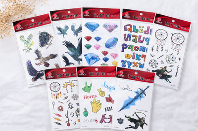 TATUAJES CON GLITTER - VARIOS MODELOS