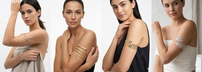 BRAZALETE FANTASIA - DORADO/PLATEADO 