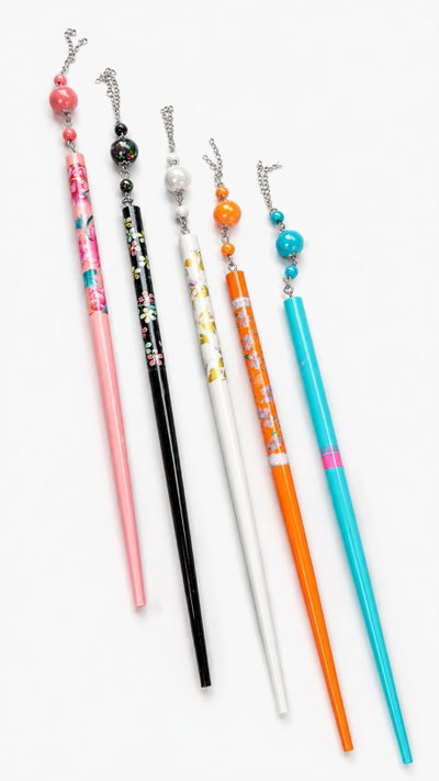 PALITO CHINOS C/PERLAS PEINADOS HEBILLA VARIOS COLORES