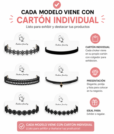 SET DE CHOCKERS - VARIOS MODELOS