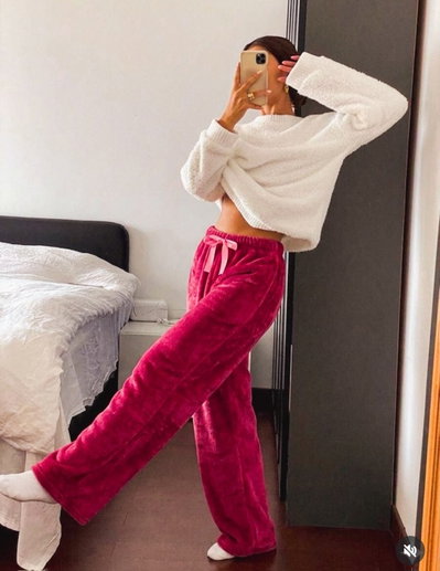 Pijama Pantalon teddy
