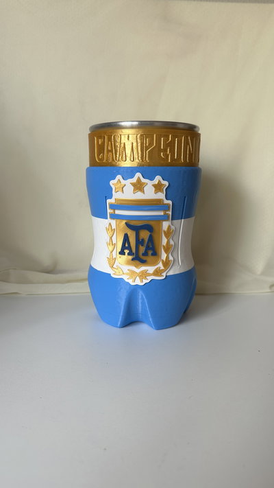 Jarra botella cortada de Argentina 