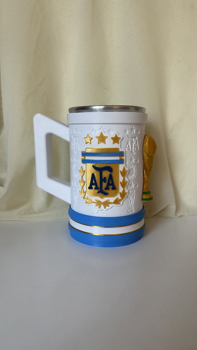 Jarra de Argentina blanca 