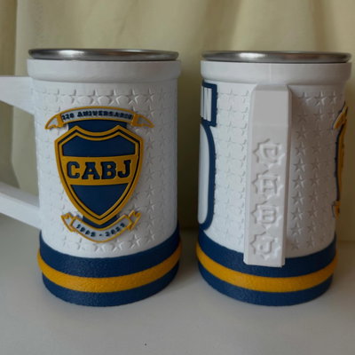 Jarra blanca de Boca