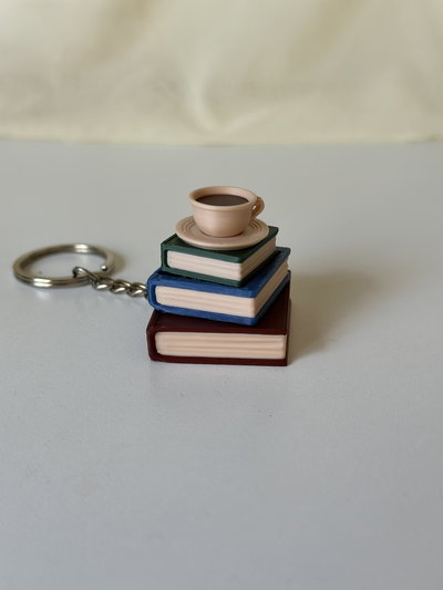 Clicker taza de té con libros