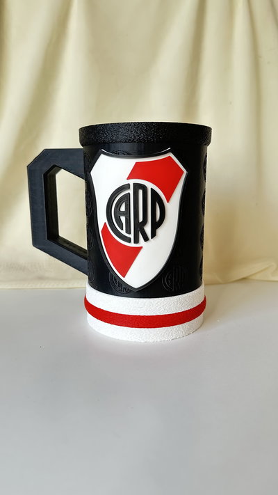 Jarra negra de River 