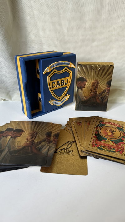 Trucometro pro de Boca + cartas doradas de Messi y Maradona
