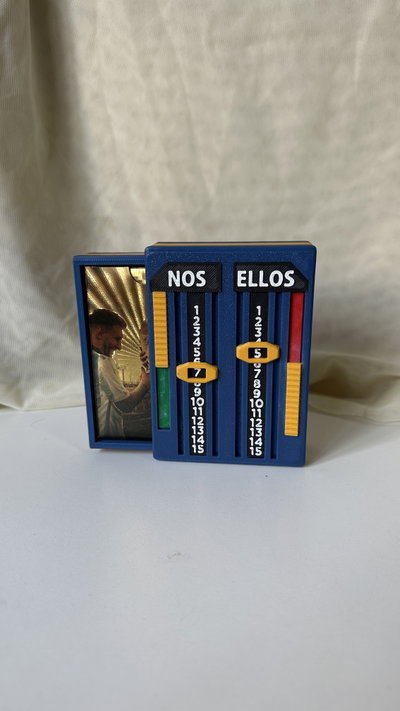 Trucometro pro de Boca + cartas doradas de Messi y Maradona