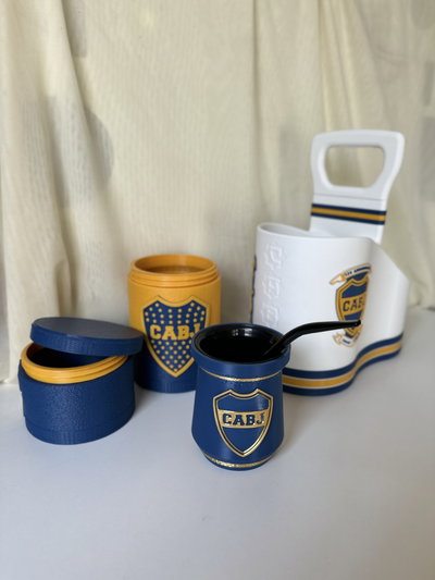 Combo completo Set matero Boca Juniors