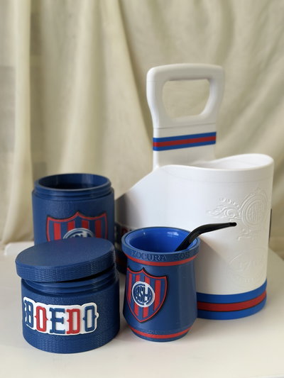 Combo completo Set matero San Lorenzo 