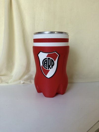 Jarra botella cortada de River 