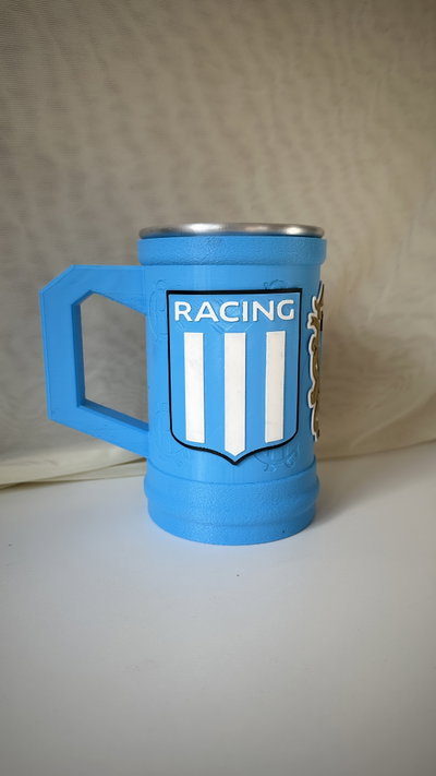 Jarra Racing con relieve 