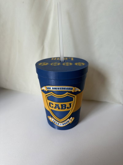 Vaso milkshake de Boca (personalizado con Nombre)