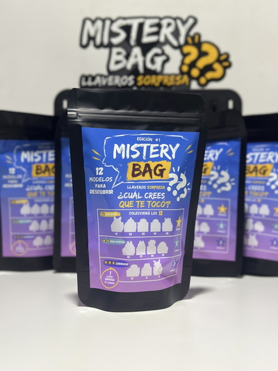 Mistery Bag x25 unidades + exhibidor de regalo