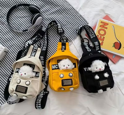 Bandolera con Osito de Peluche