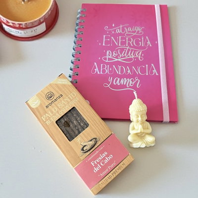 Set Manifestación Pink con Vela de molde