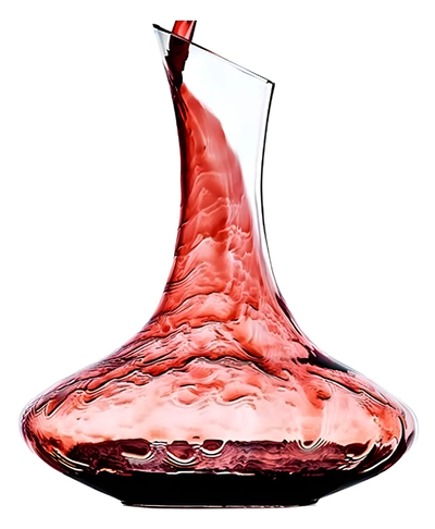 Decantador Aireador Vino De Vidrio Pico Corte Oblicuo 1,5 L