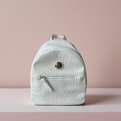 Mochila Tommy Hilfiger Original Blanca Mediana