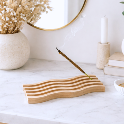 Porta Sahumerio Curvo Varillado Nordico Decoracion